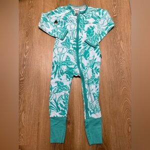 Bonds Teal Jungle Print Kids Footie